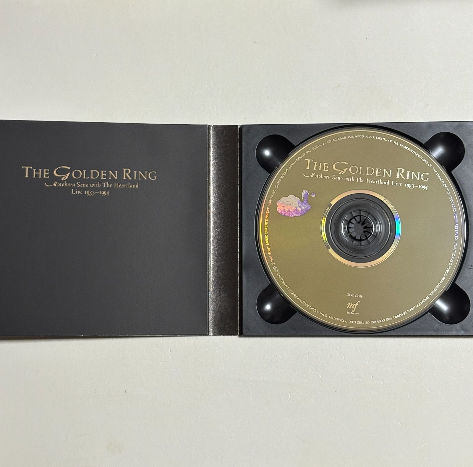 3枚組CD 佐野元春『THE GOLDEN RING』ライブ・アルバム ※外箱
