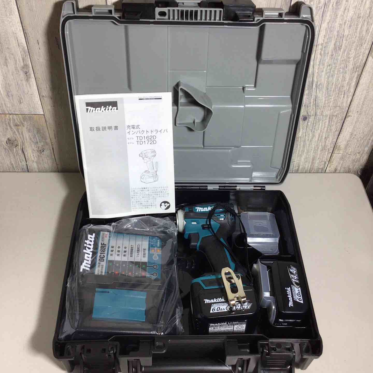 入会費無料。 ♥品 マキタ makita コードレス インパクトドライバー TD162DRGX フルセット インパクト 純正 純正品 充電式 戸田店 まで期間限定