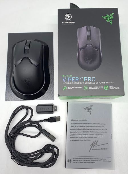 ジャンク品】Razer Viper V2 Pro Black Edition ゲーミングマウス 超 ジャンク品】Razer Viper V2 Pro Black Edition ゲーミングマウス 超