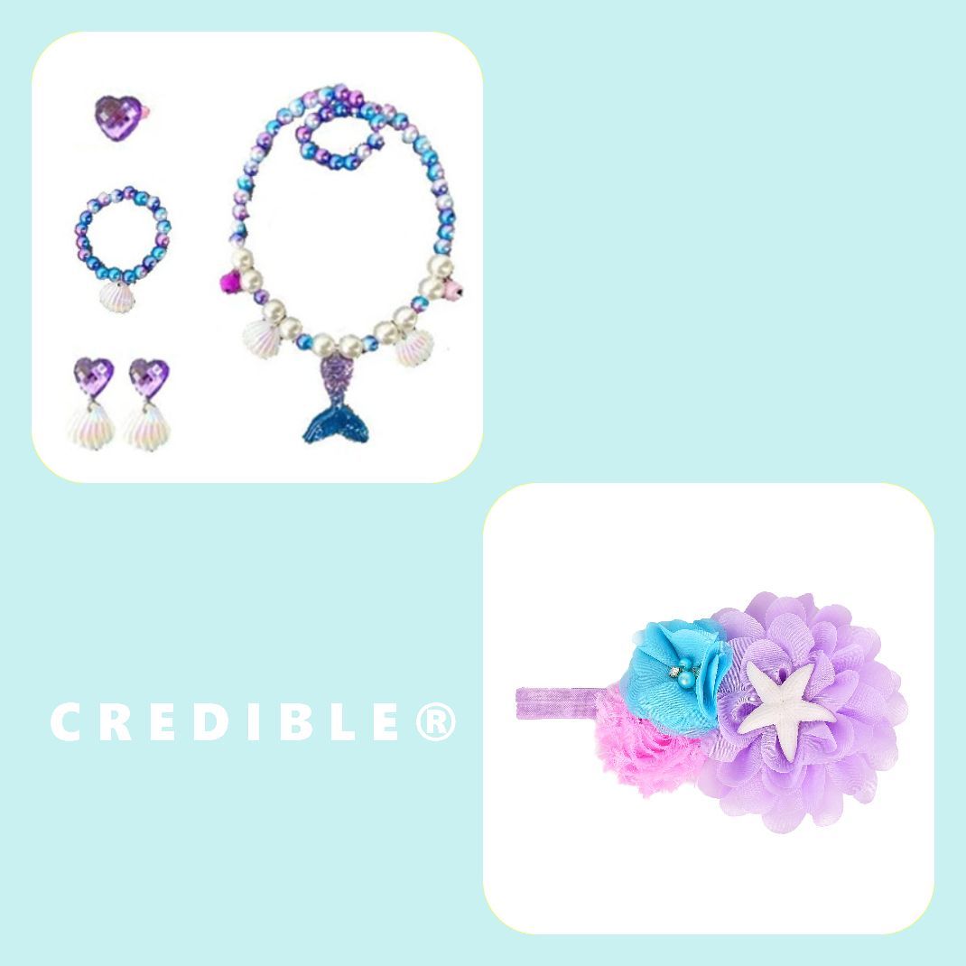 リトルマーメイド アリエル 子供 ドレス 衣装 豪華6点セット