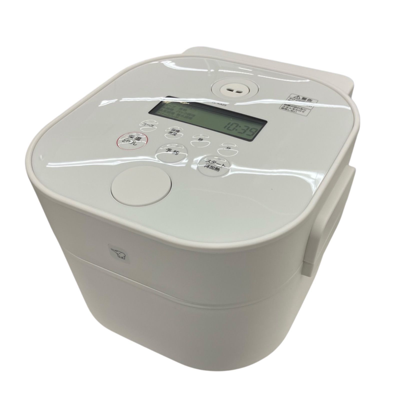 186000 現状品 ZOJIRUSHI ゾウジルシ STAN. 自動調理なべ EL-KA23-WA ホワイト