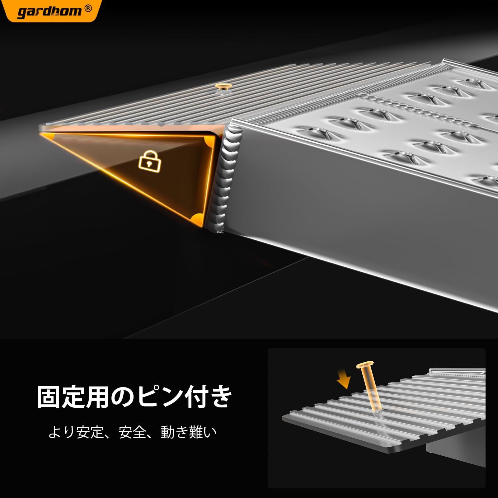 人気商品 gardhom ラダーレール 長さ100CM 幅広 28CM 荷重680KG アルミ製 軽量 バイク スロープ 自転車 オートバイク適用 段差解消30CM 四輪バギー 草刈り機 除雪機用 貨物運搬用 2本セット WWW_NOITHATQUANGTHANH_NET
