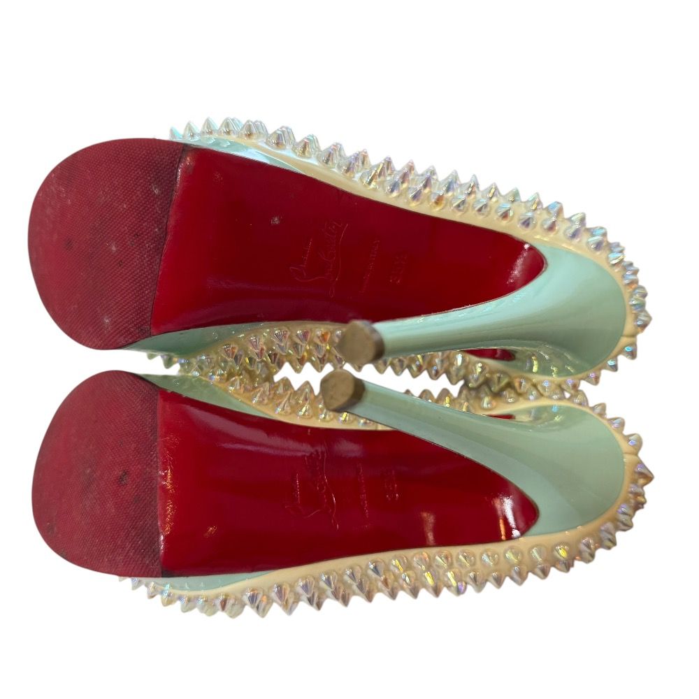 美品 Christian Louboutin クリスチャンルブタン スタッズ
