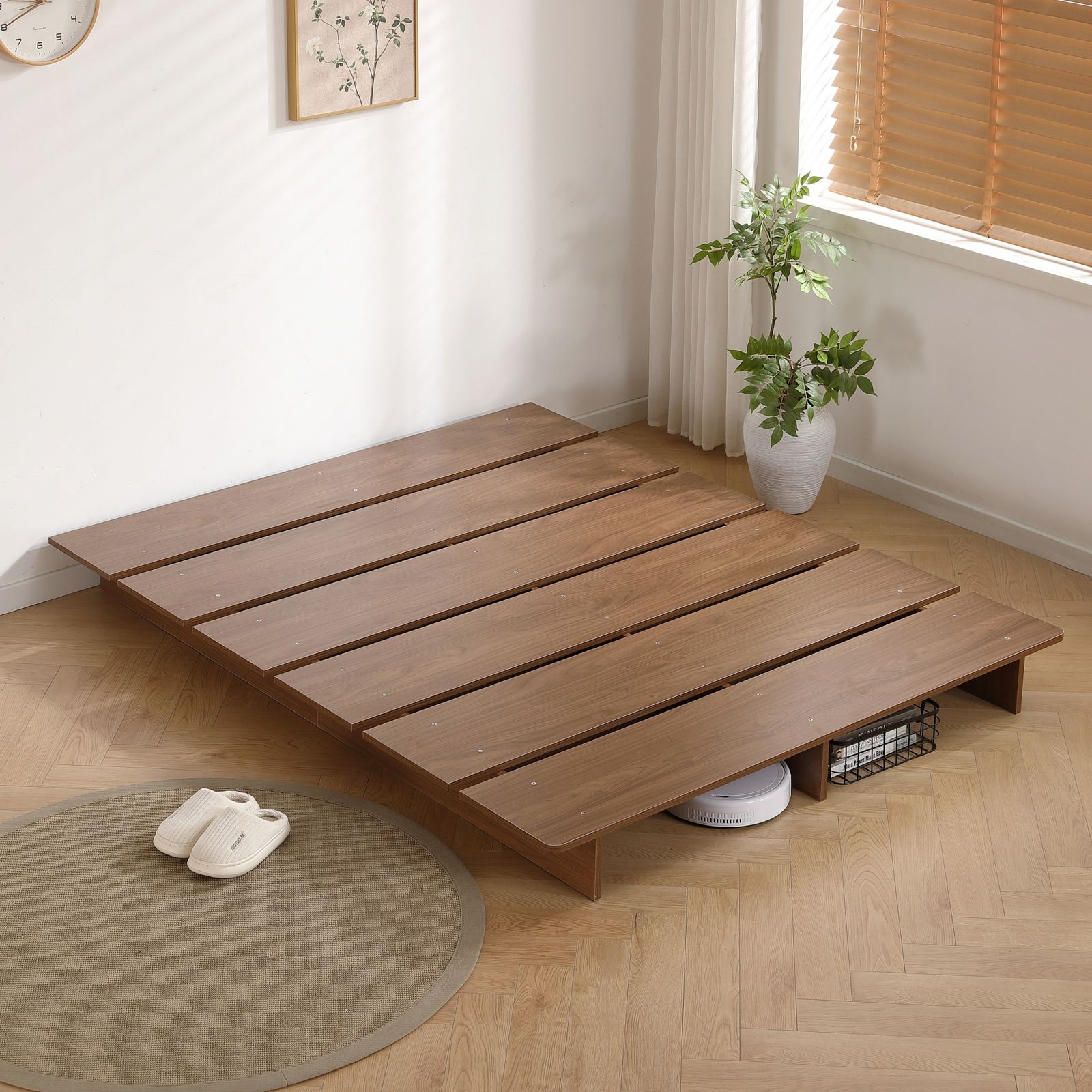 幅120cm】ベッド ローベッド ステージベッド ベッドフレーム すのこ