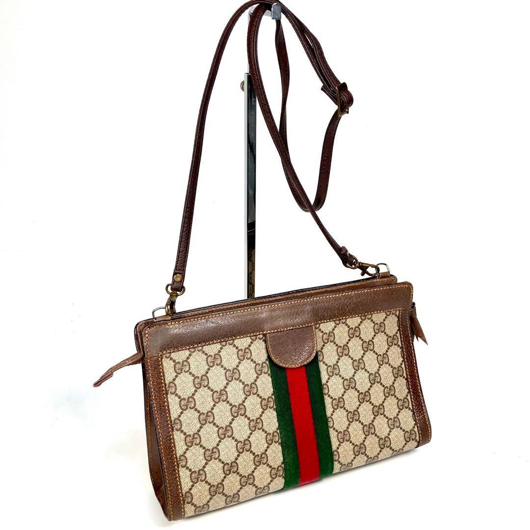 【GUCCI】グッチ シェリーライン GG柄 スプリーム 2Way バッグ