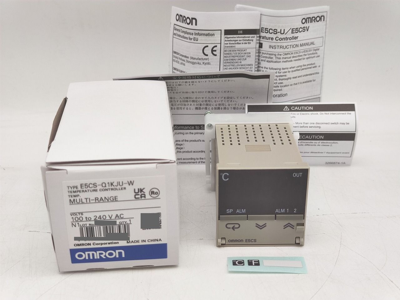 インボイス対応 オムロン OMRON E5CS-Q1KJU-W 100to240VAC