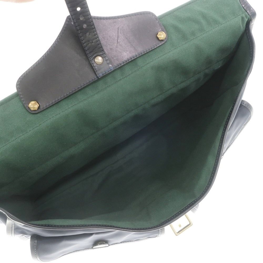 中古】フェリージ Felisi 1908 ナイロン レザー ブリーフケース