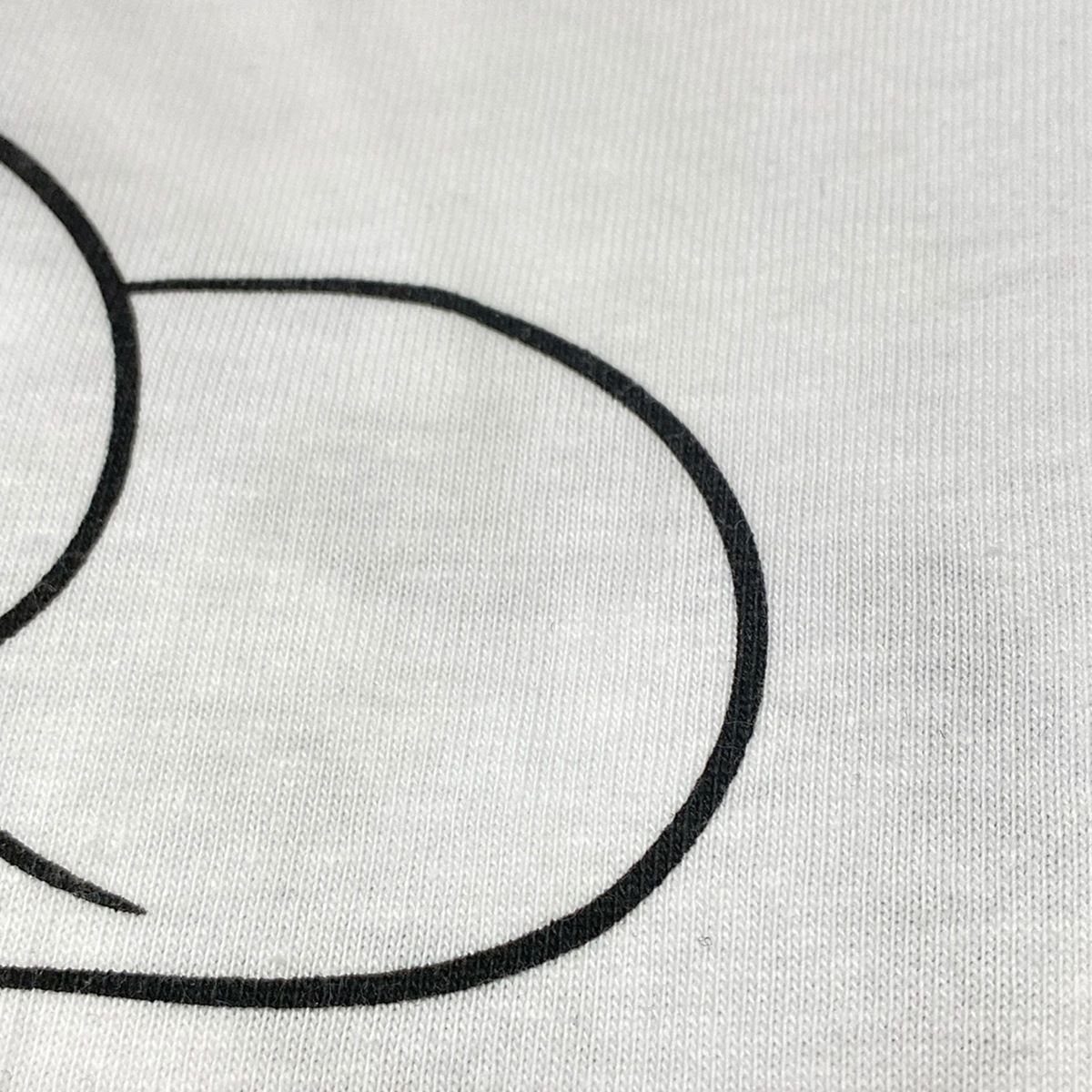 CDG(シーディージー) 半袖Tシャツ サイズL レディース - SI-T002 白×黒×レッド クルーネック/ディズニーコラボ/ミッキーマウス CDG(シーディージー) 半袖Tシャツ サイズL レディース - SI-T002