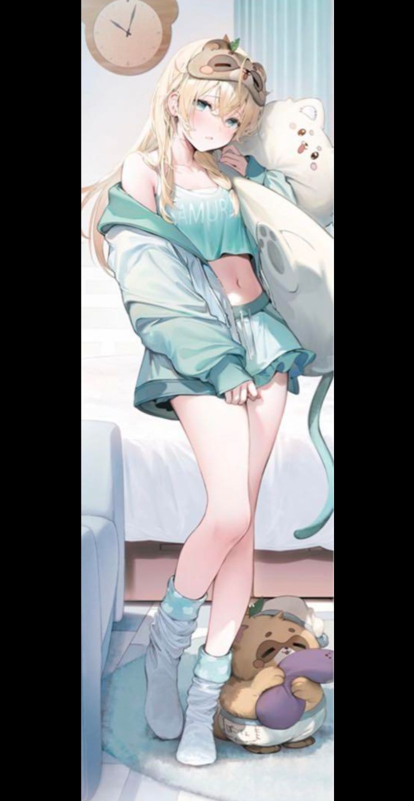湊あくあ やすくっ 等身大タペストリー がおう