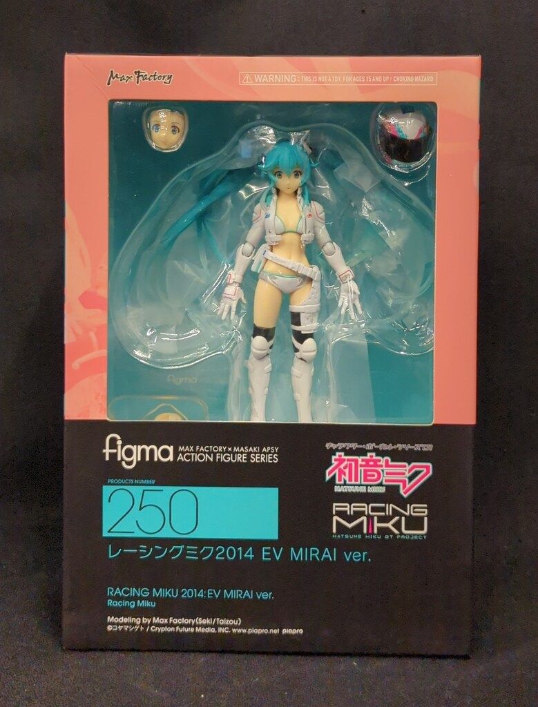 Max Factory - GOODSMILE ONLINE SHOP限定特典付属 figma(フィグマ) 250 レーシングミク2014 EV MIRAI ver. 初音ミクGTプロジェクト 完成品 可動フィギュア マックスファクトリー figma レーシングミク2014 EV MIRAI ver. (フィギュア) - ホビー