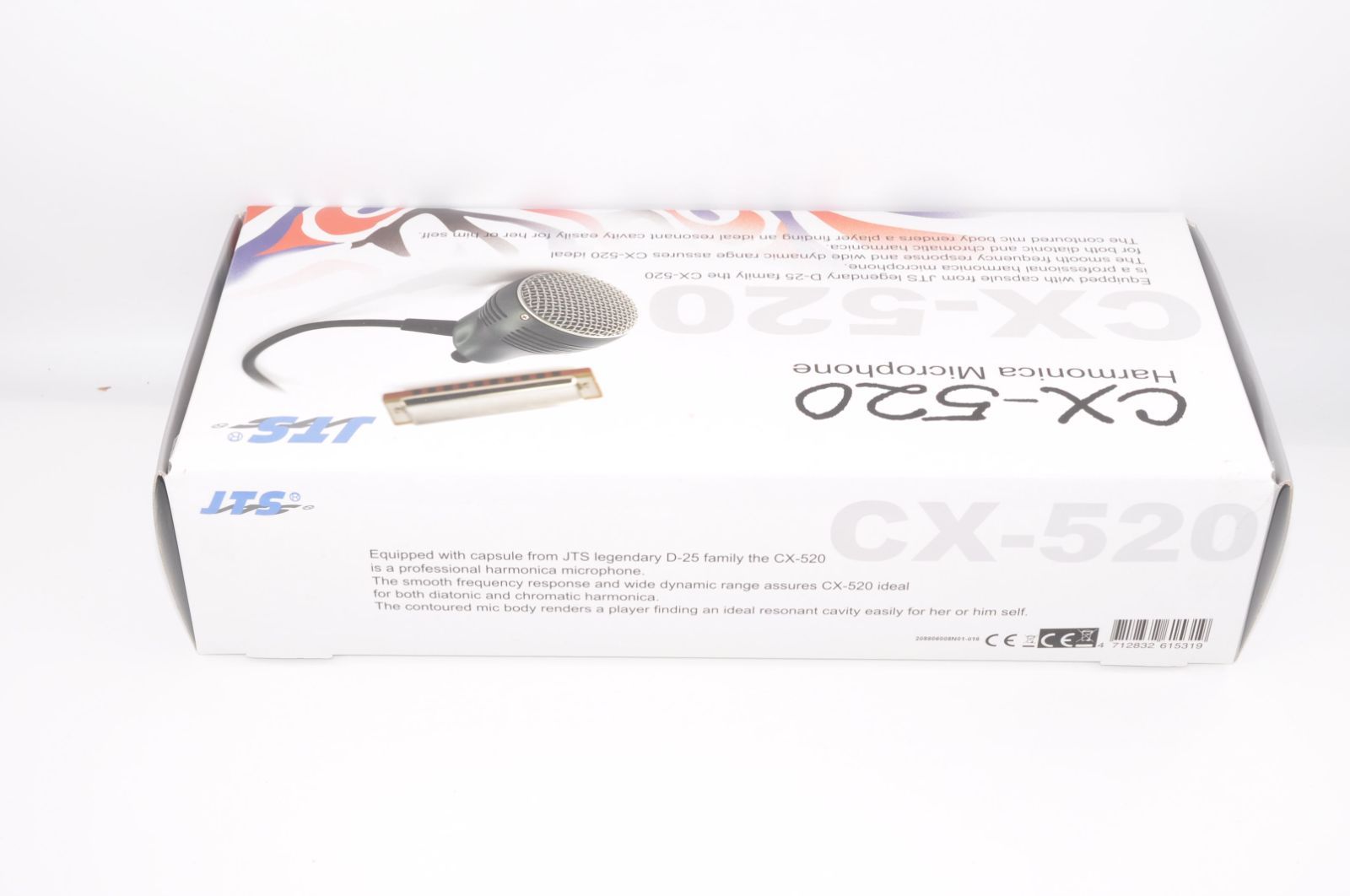 JTS (ジェーティーエス) ハーモニカ用ダイナミックマイク CX-520