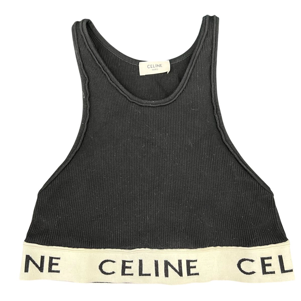 CELINE セリーヌ タンクトップ ロゴ 2A68L372N スポーツ アウトドア  