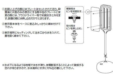 緑十字 サインスタンドPS