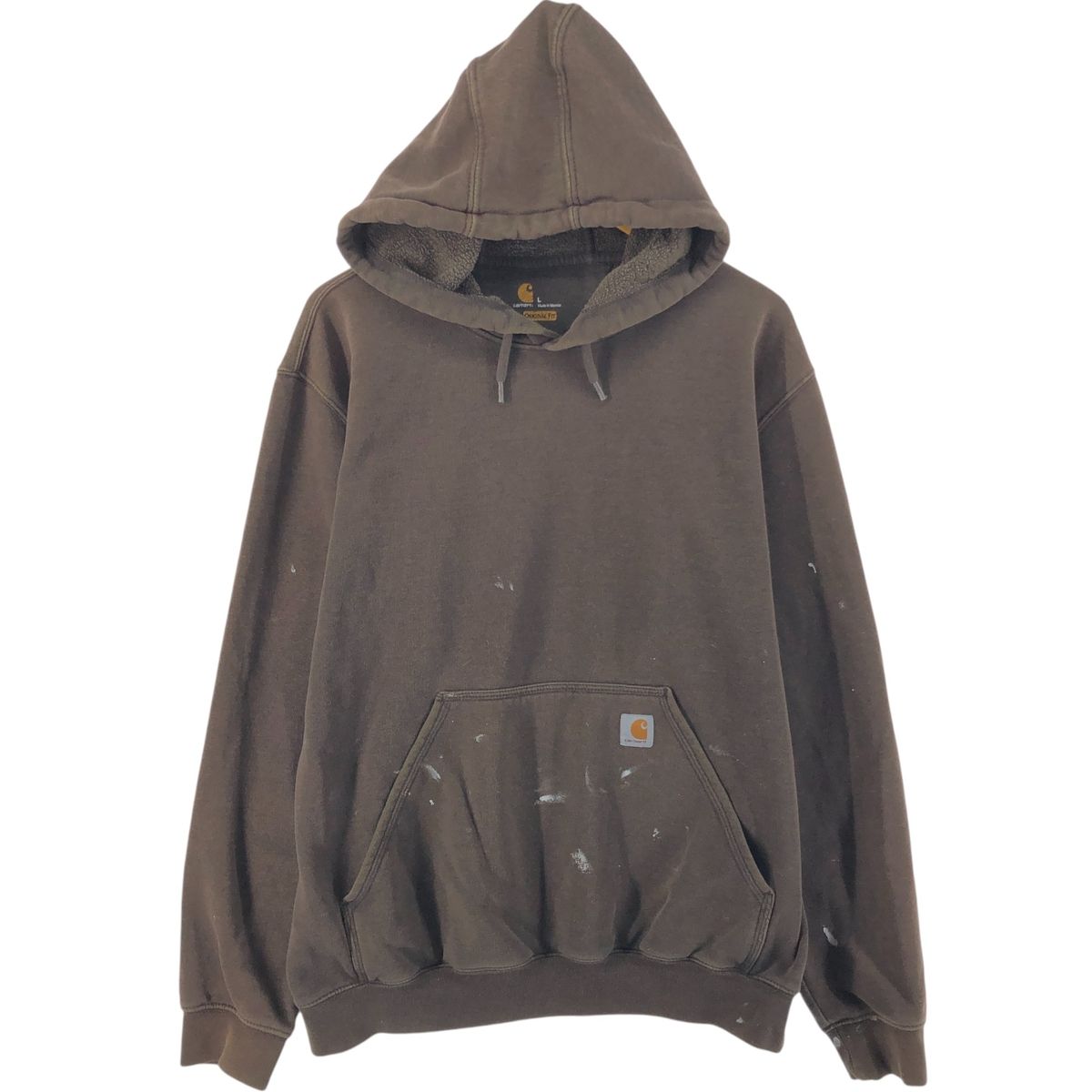 古着 カーハート Carhartt ORIGINAL FIT ペイント スウェットプルオーバーパーカー メンズL相当/eaa523138