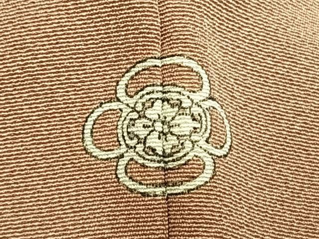 平和屋着物▽上質な色無地　単衣　赤白橡色　正絹　逸品　CAAT6549xi 平和屋着物▽上質な色無地 単衣 赤白橡色 正絹 逸品