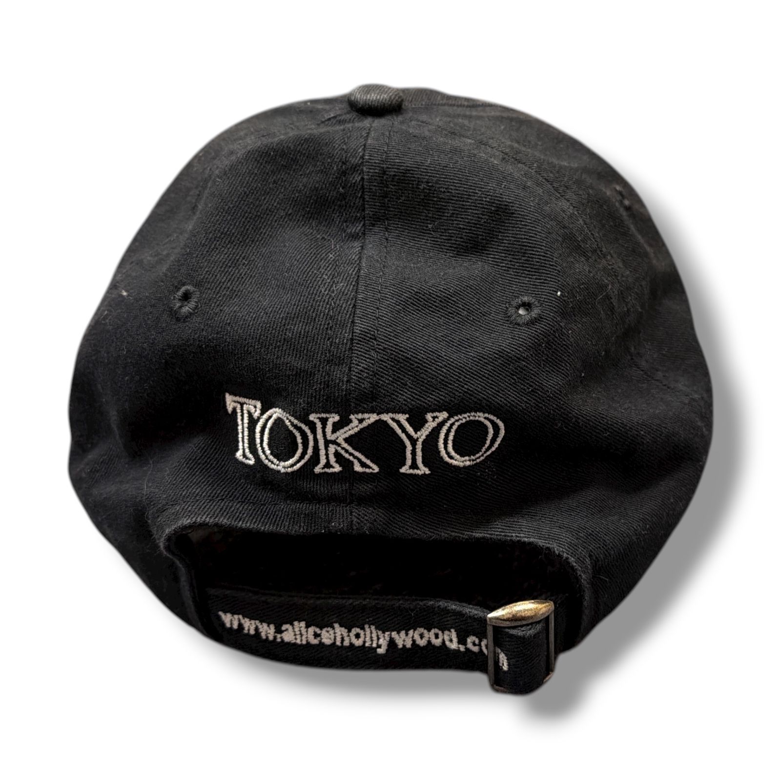 参考上代16500円 ALICE HOLLYWOOD ATELIER 2.0 CAP TOKYO キャップ 刺繍ロゴ 帽子 アリスハリウッド ブラック OS 124M7