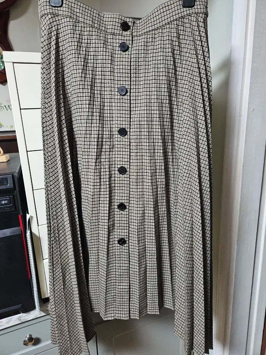 JILL STUART ジルスチュアート チェック CHECK プリーツ PURIITU 롱 LONG スカート