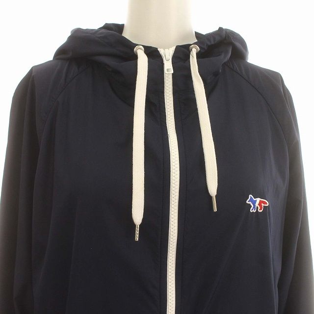 メゾンキツネ MAISON KITSUNE HOODED WINDBREAKER ウィンド