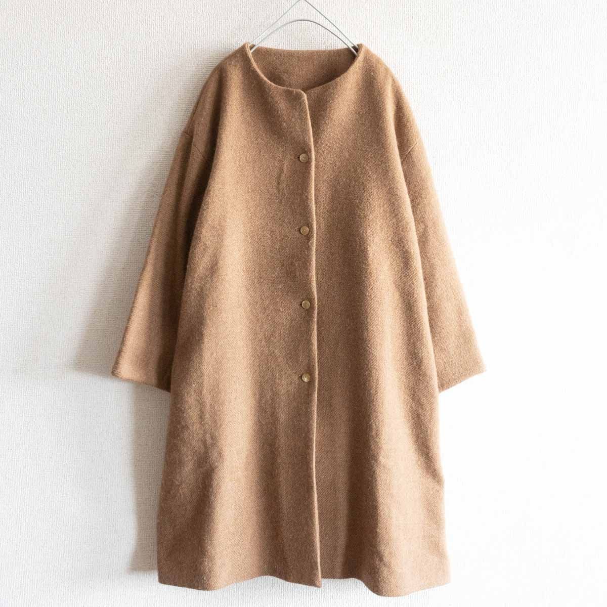 20AW】 ARTS&SCIENCE 【Boxy long coat mid camel】 キャメル コート