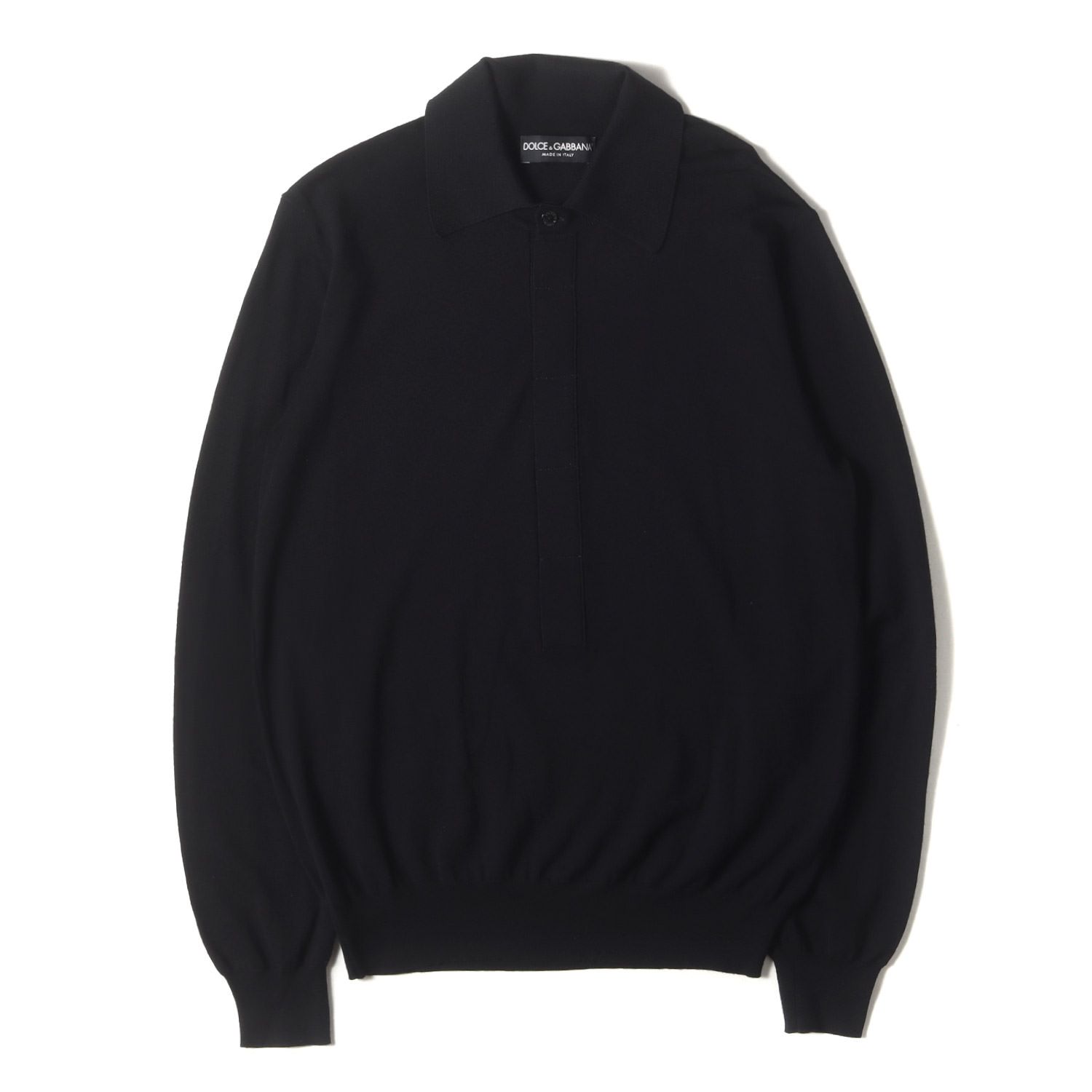 美品】DOLCE&GABBANA ドルチェ&ガッバーナ ポロシャツ ブラック