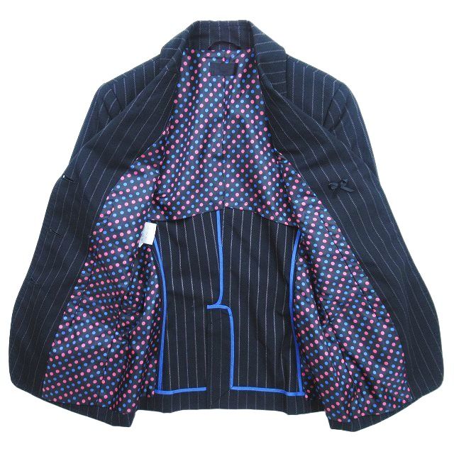 美品ポールスミススーツセットアップスカートスーツ裏地柄