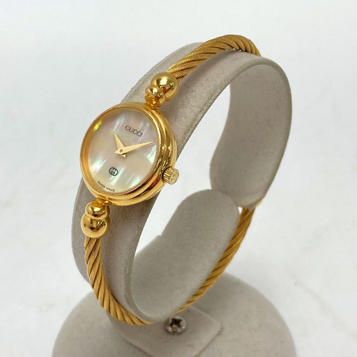 GUCCI グッチ バングルウォッチ 2700L シェル文字盤 クォーツ