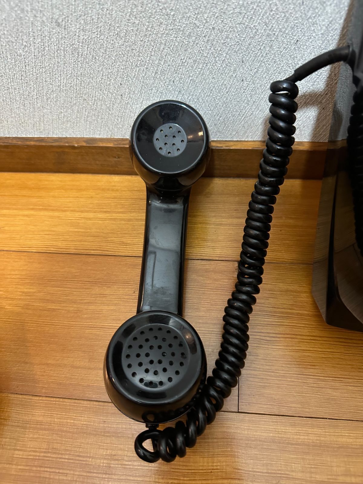 昭和レトロ ヴィンテージ 黒電話 600-A2W 日本電信電話公社 1979年製 