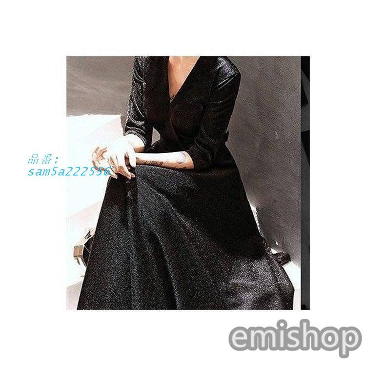 パーティードレス20代30代40代50代結婚式ワンピース大きいサイズ袖ありフォーマルロングワンピース膝丈お呼ばれドレス服装服女性二次会親族