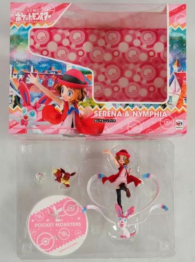 G.E.M.シリーズ セレナ＆ニンフィア フィギュア 初回限定販売特典付き 抽選販売】G.E.M.シリーズ ポケットモンスター セレナ