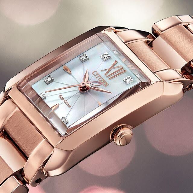 新品】 シチズン エコドライブ レディース ソーラー腕時計 日本未発売  