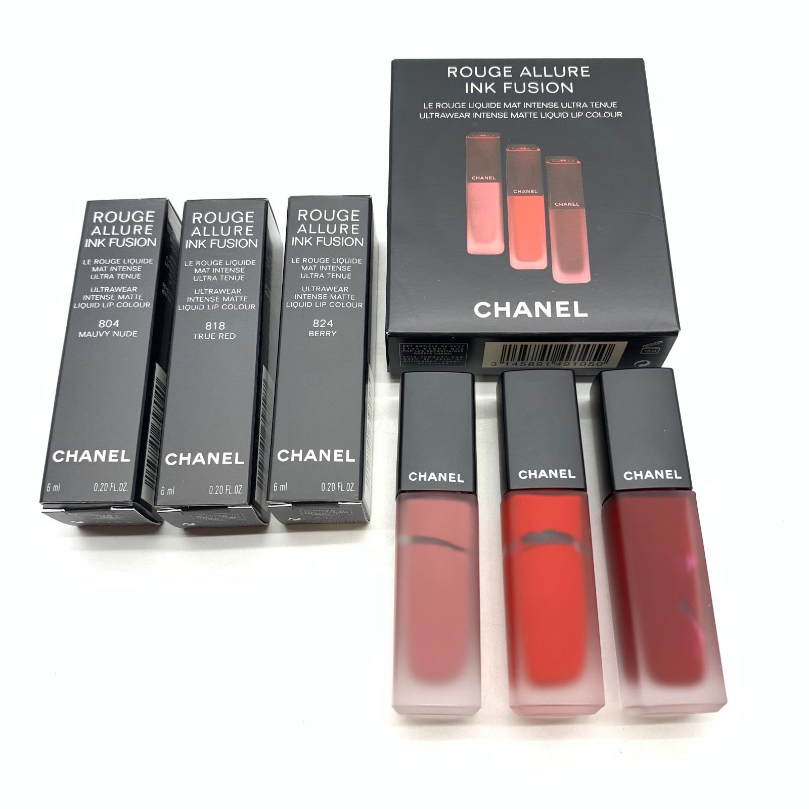 CHANEL ROUGE ALLURE INK リップスティック3本セット 【公式通販】
