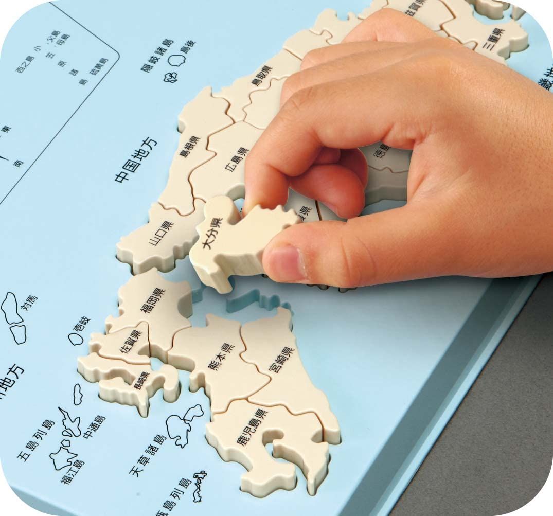 くもん出版(KUMON PUBLISHING) くもんの日本地図 パズル - メルカリ