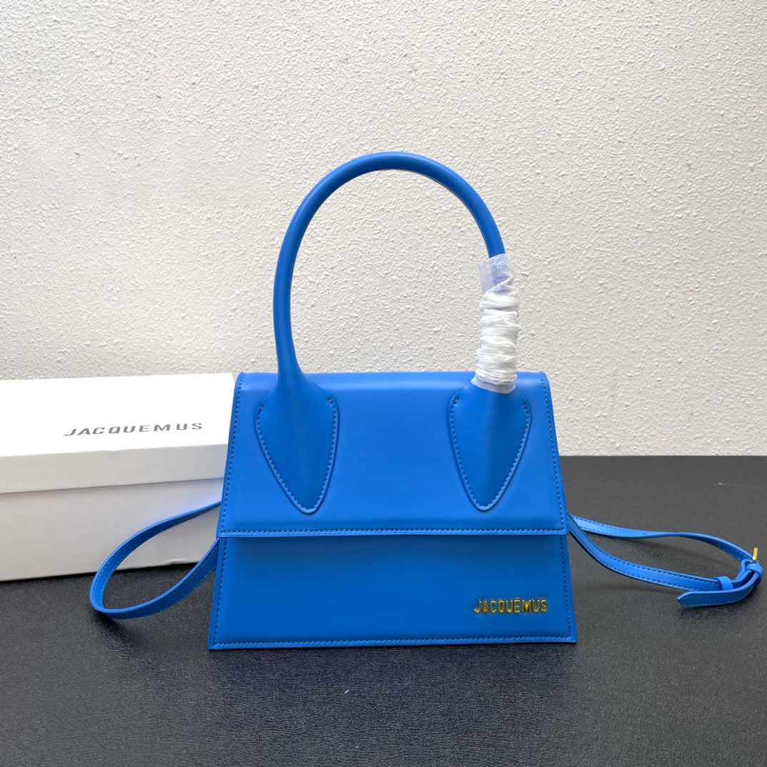 JACQUEMUS 水色 合成皮革 バッグ 保存袋付き