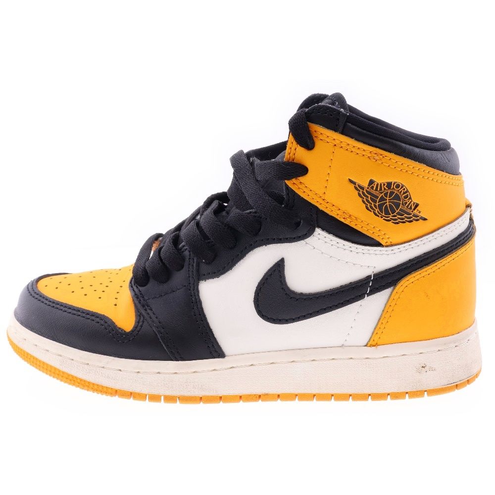 NIKE (ナイキ) GS AIR JORDAN 1 RETRO HIGH OG TAXI ウィメンズ 