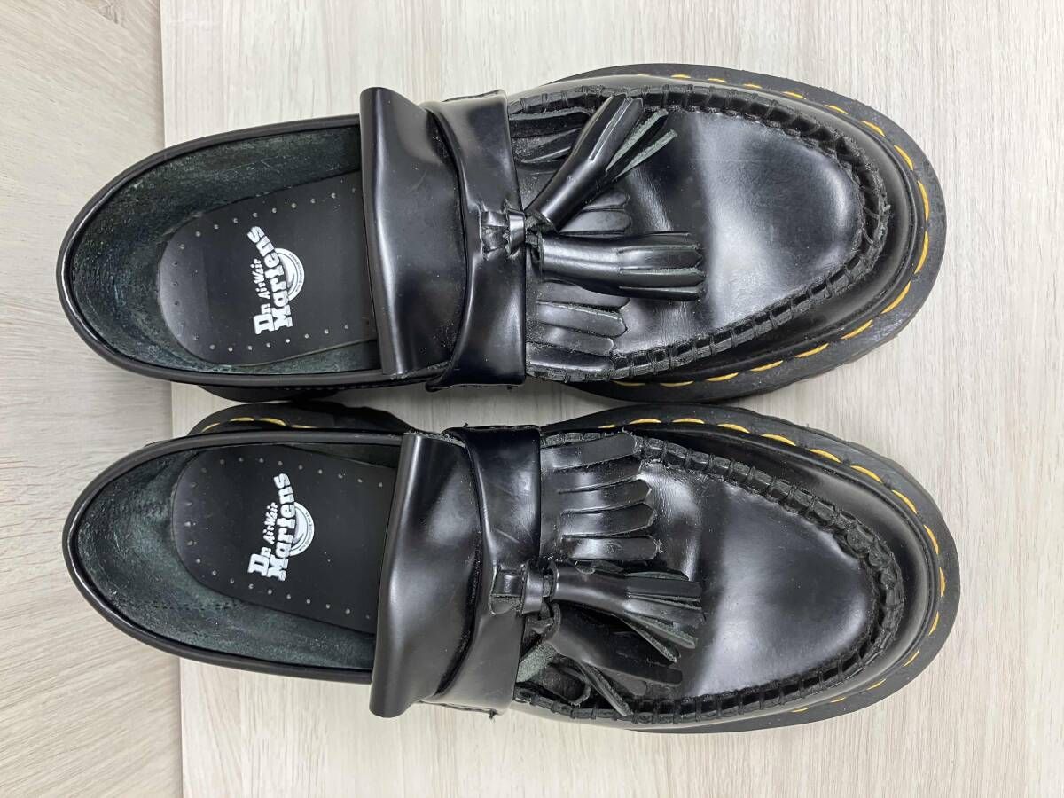 Dr.Martens ADRIAN ドクターマーチン タッセルローファー ブラック ショートブーツ レディース UK3 約22cm ブラック 箱無し