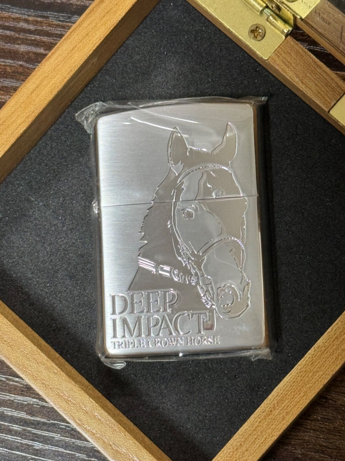 Zippo DeepImpact 限定 未使用 シルバー 競馬ディープインパクト Zippo