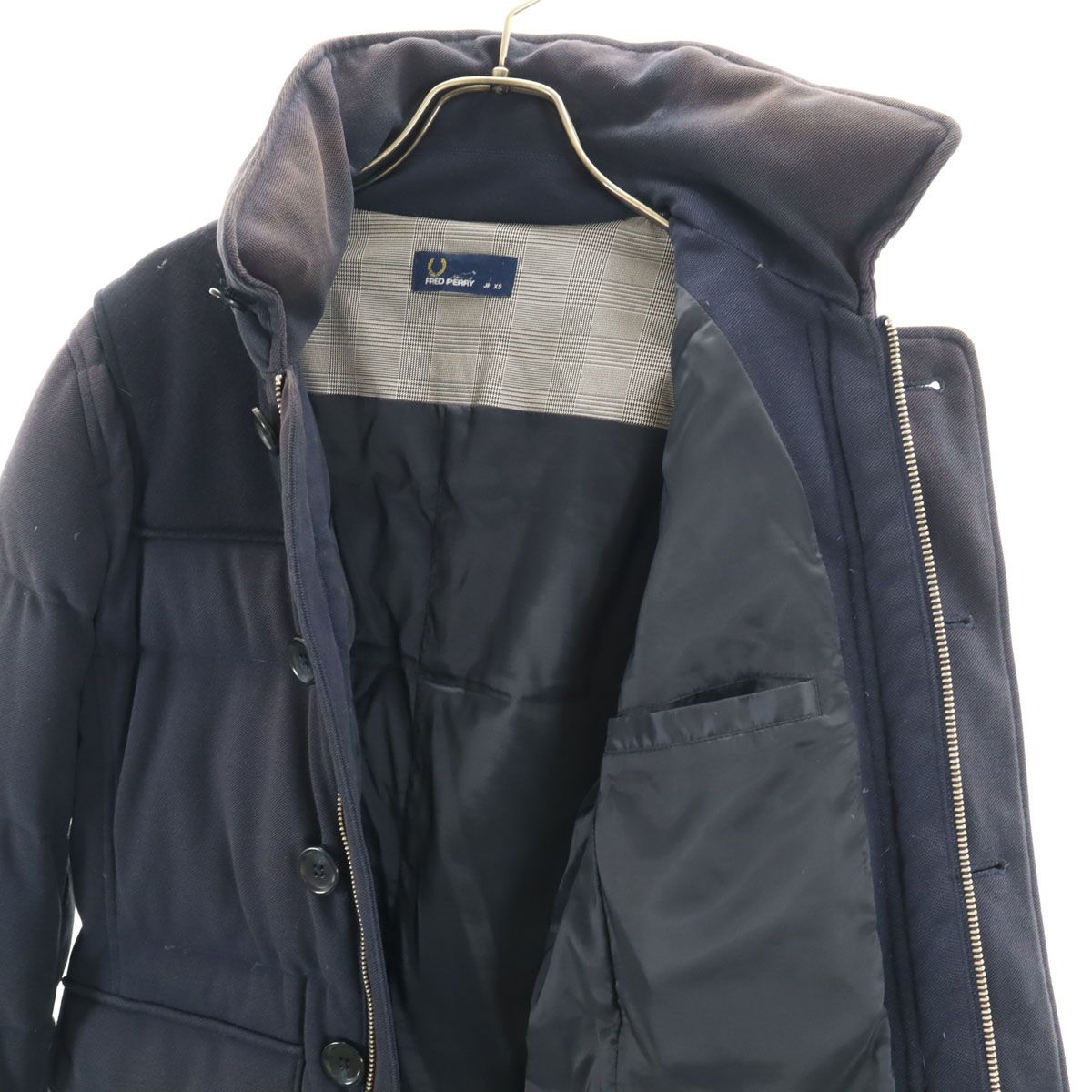 FRED PERRY フレッドペリー ハイブリッド ダウンジャケット XS 