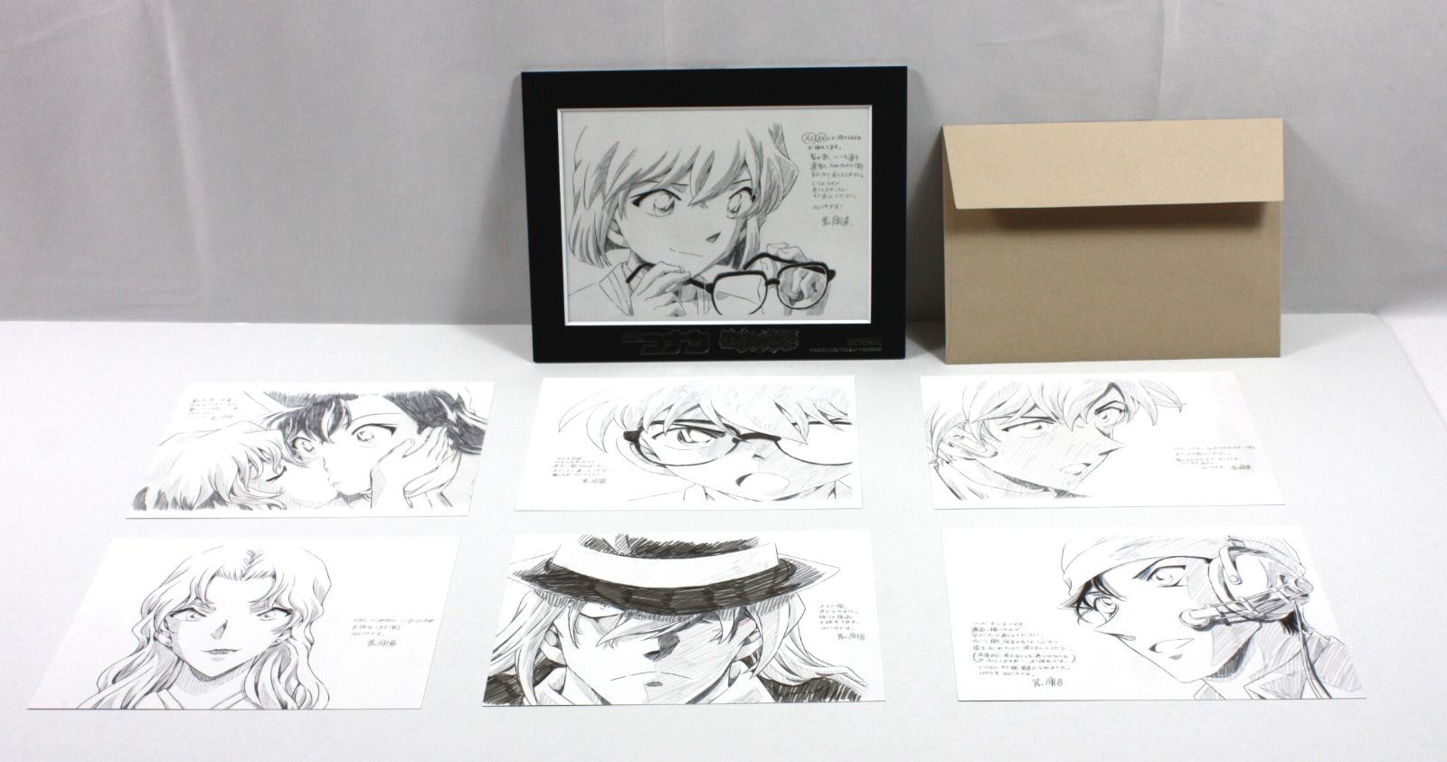 名探偵コナン　複製原画　プリマグラフィ 青山剛昌 直筆サインプリマグラフィ複製原画 青山剛昌 直筆