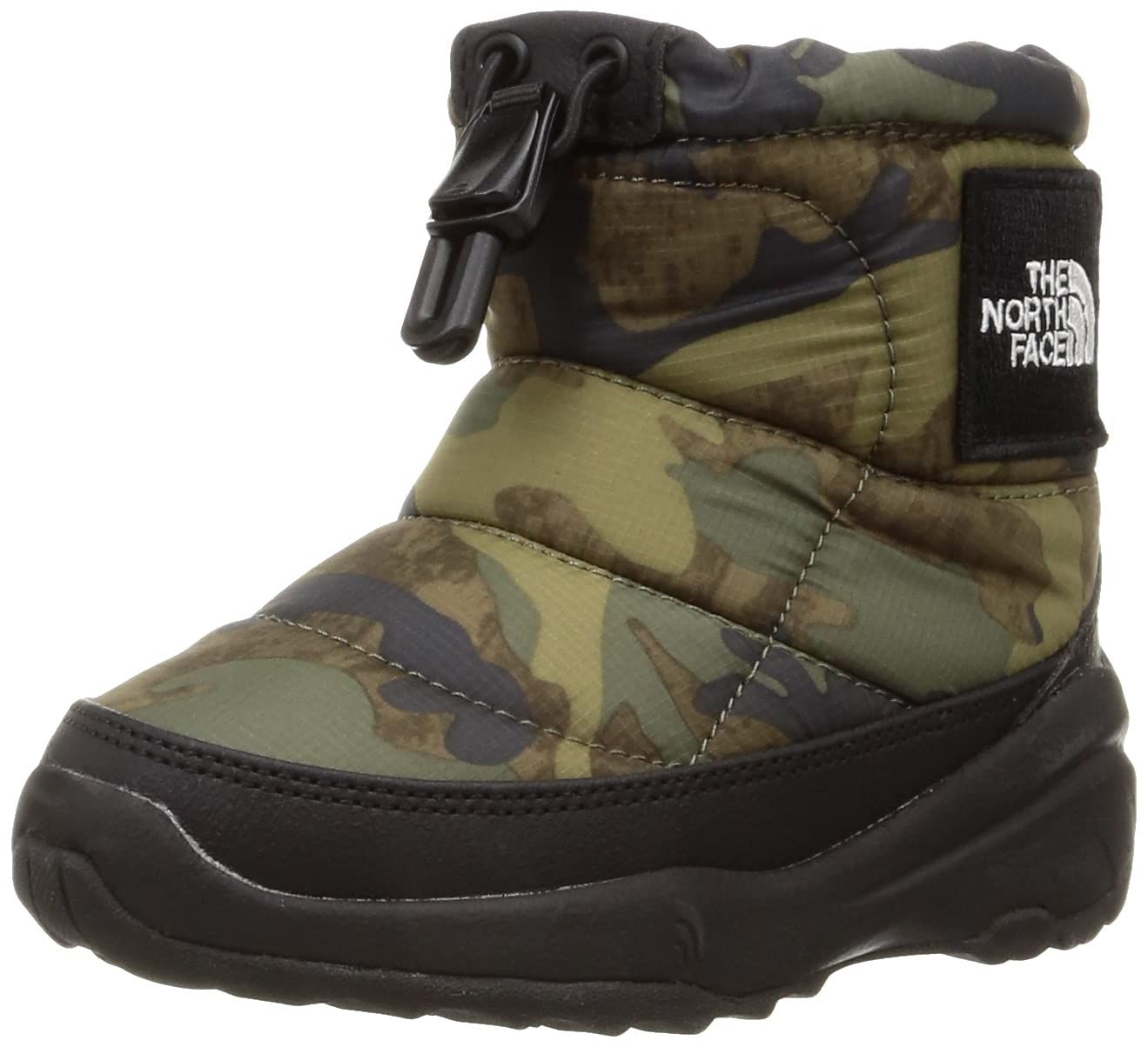 ザノースフェイス K Nuptse Bootie Logo Short SE NFJ52281 TNFカモプリント|TNFブラック 21.0 cm TNFカモプリント|TNFブラック 21.0 cm