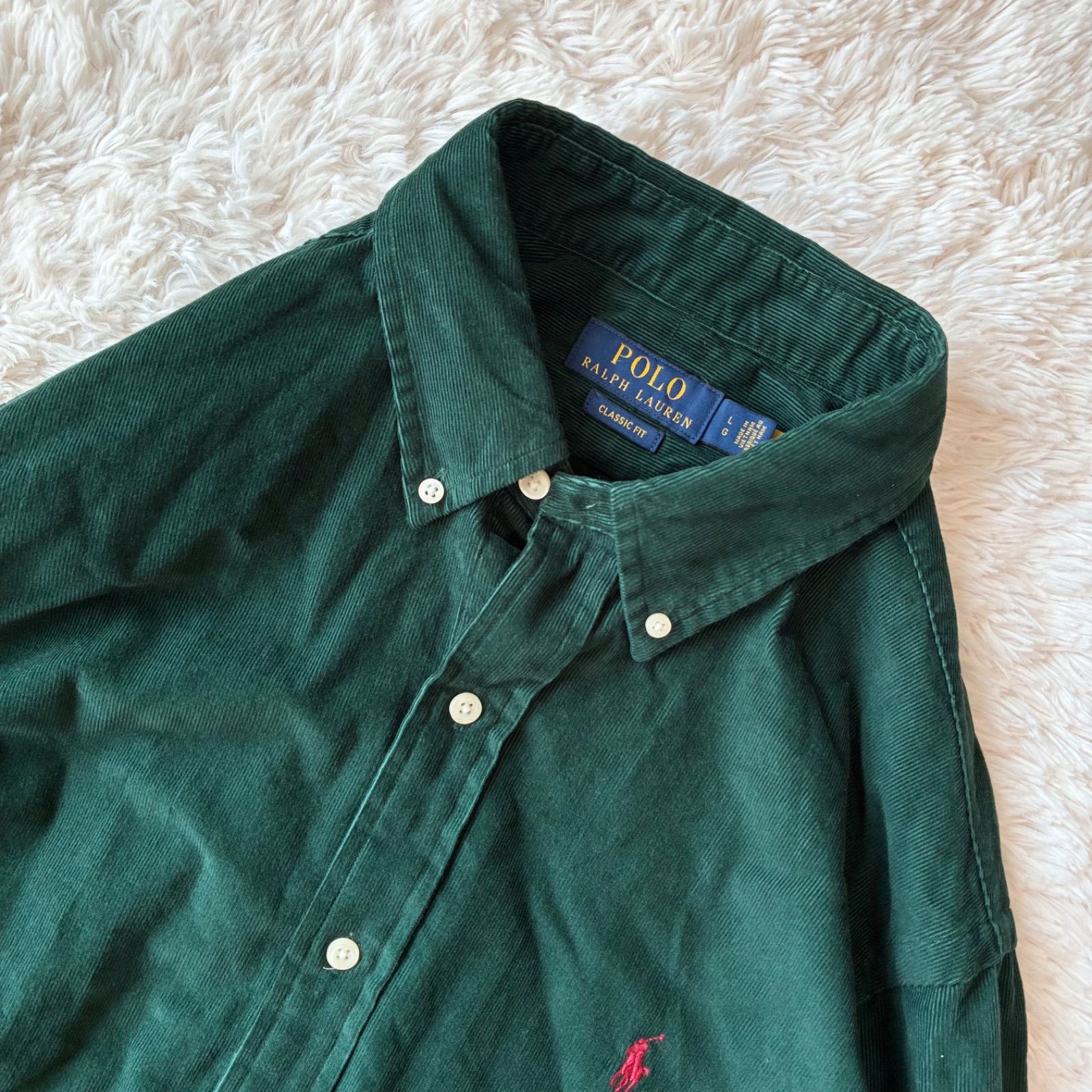 【正規品】 Polo Ralph Lauren コーデュロイ ポロベア　緑 ポロ ラルフ ローレン POLO RALPH LAUREN クラシック フィット