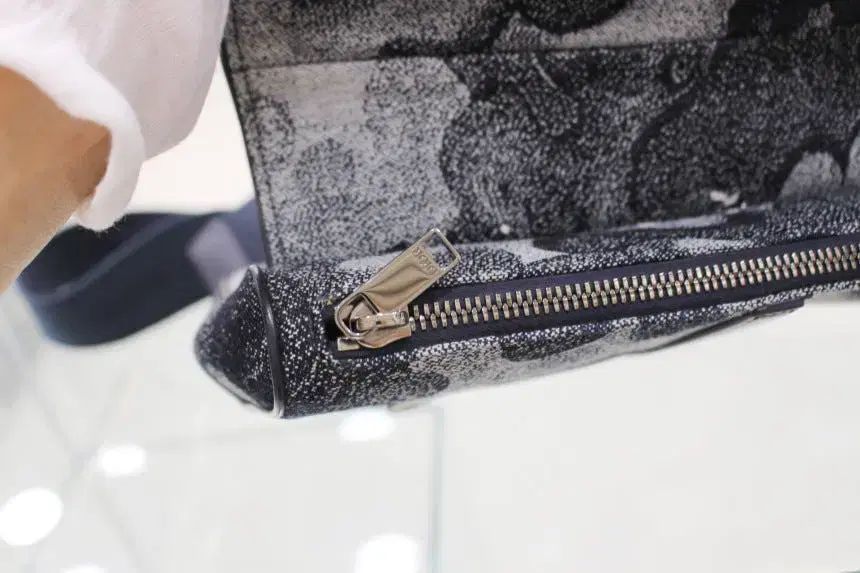 Dior(ディオール) X ピーター ドイグ デニム 迷彩 サドルバッグ