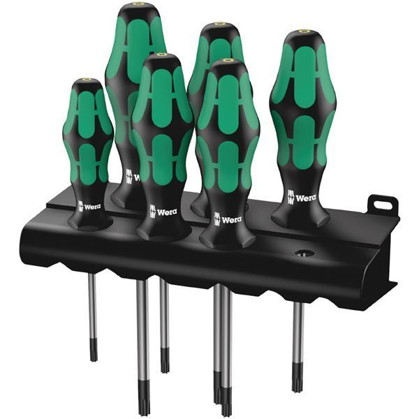 WERA ヴェラ 6本組 いじり止め トルクスドライバー セット T10-T40 138250 工具 ツール DIY 作業工具 道具