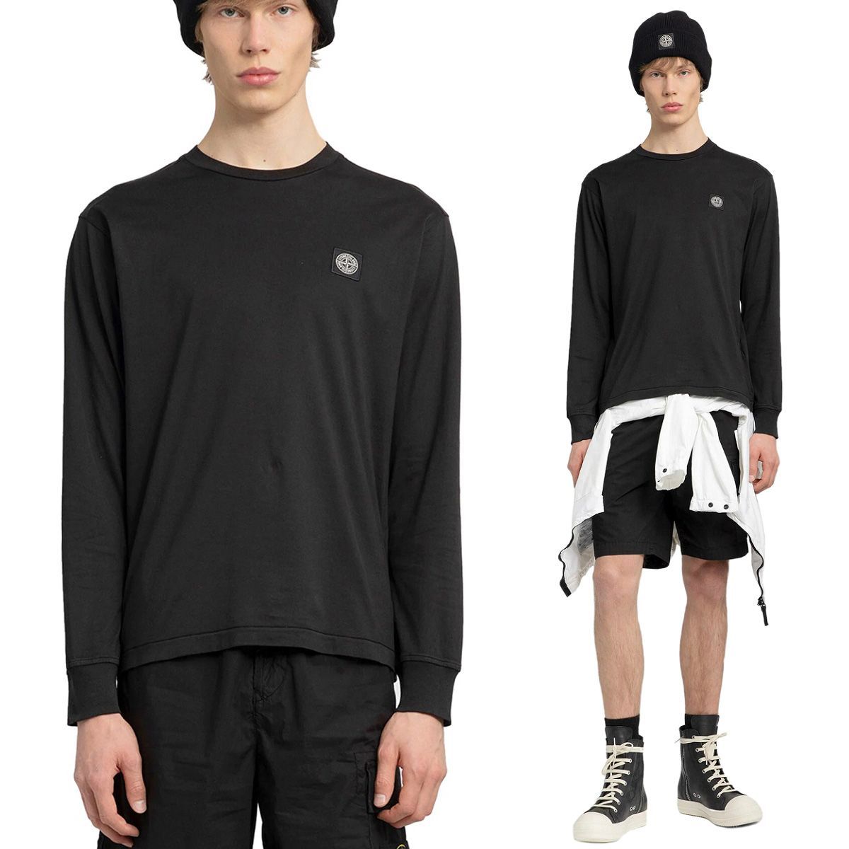 17 STONE ISLAND ストーンアイランド 801522713 A0029 ブラック T 