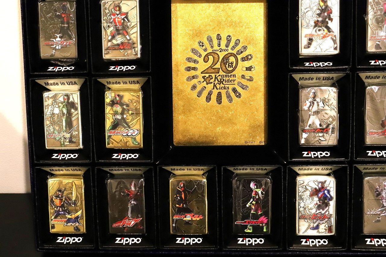 仮面ライダー ZIPPO 限定生産50個 平成仮面ライダー20作品記念セット 