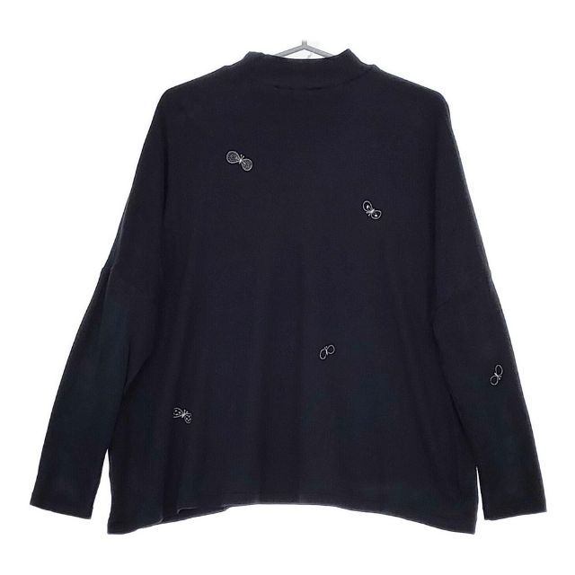 mina perhonen - mina perhonen za8624 choucho 刺繍 定価19800円 長袖Ｔシャツ カットソー ロンＴ ブラウン レディース ミナペルホネン【中古】5-0428M∞ mina perhonen - mina perhonen za8624 choucho 刺繍 定価19800