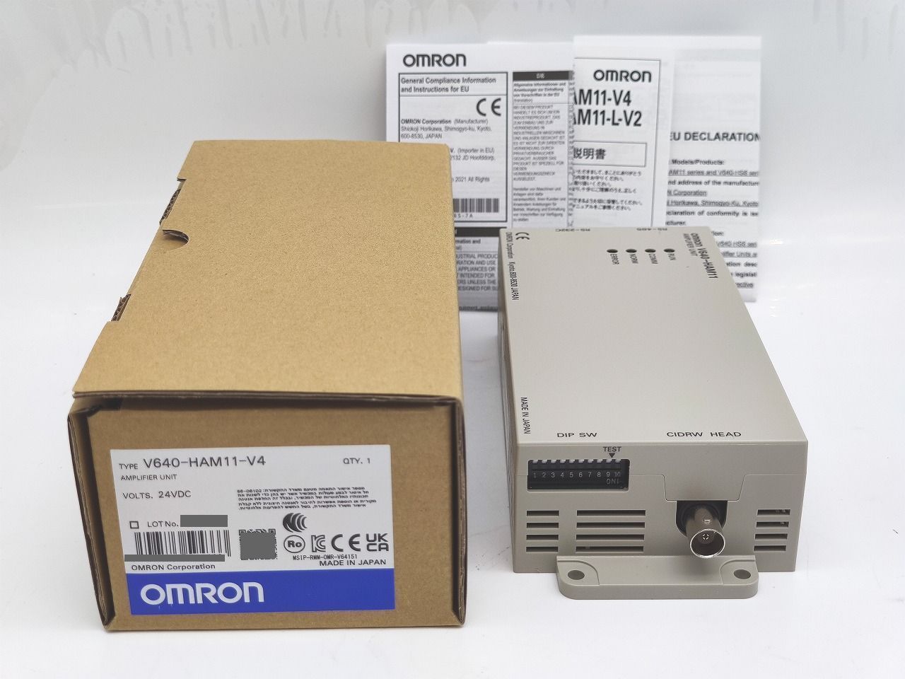 インボイス対応 オムロン OMRON V640-HAM11-V4 24VDC