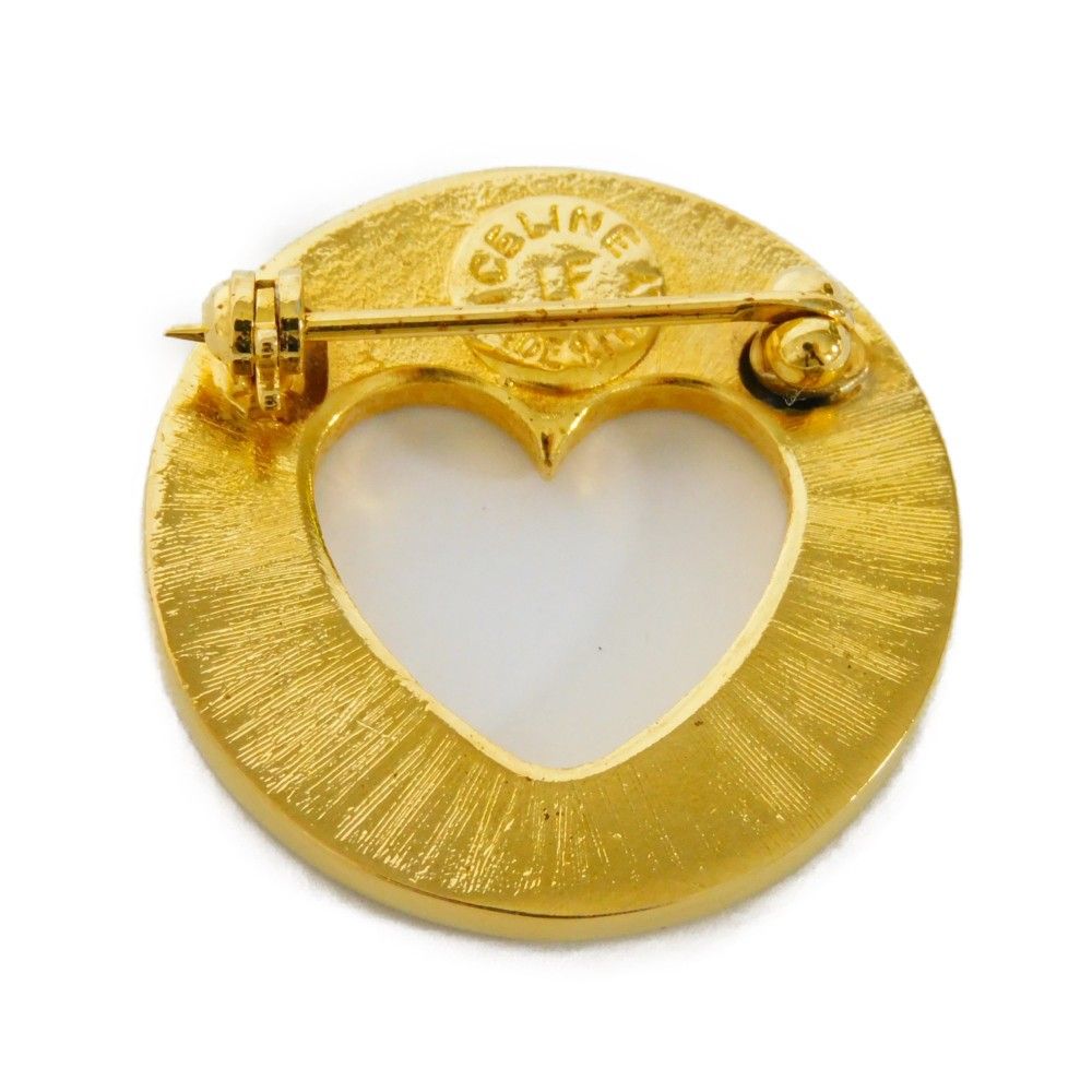 CELINE セリーヌ ラウンド ハート ロゴ 丸型 型抜き オールド