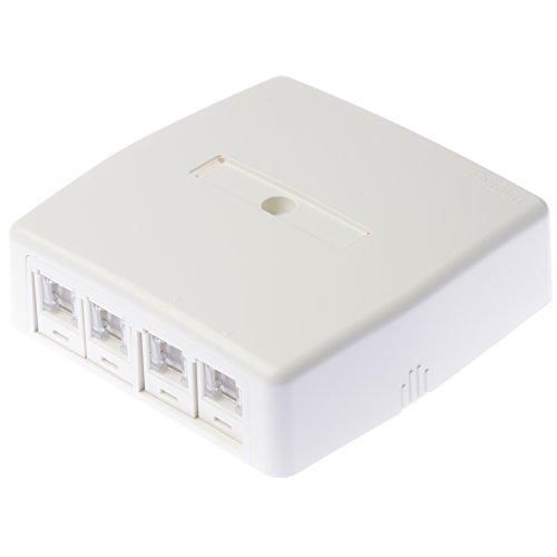 2営業日で発送 JOQ4H500パンドウイット CAT5Eローゼットボックスキット シャッター付き 4個口白8368104