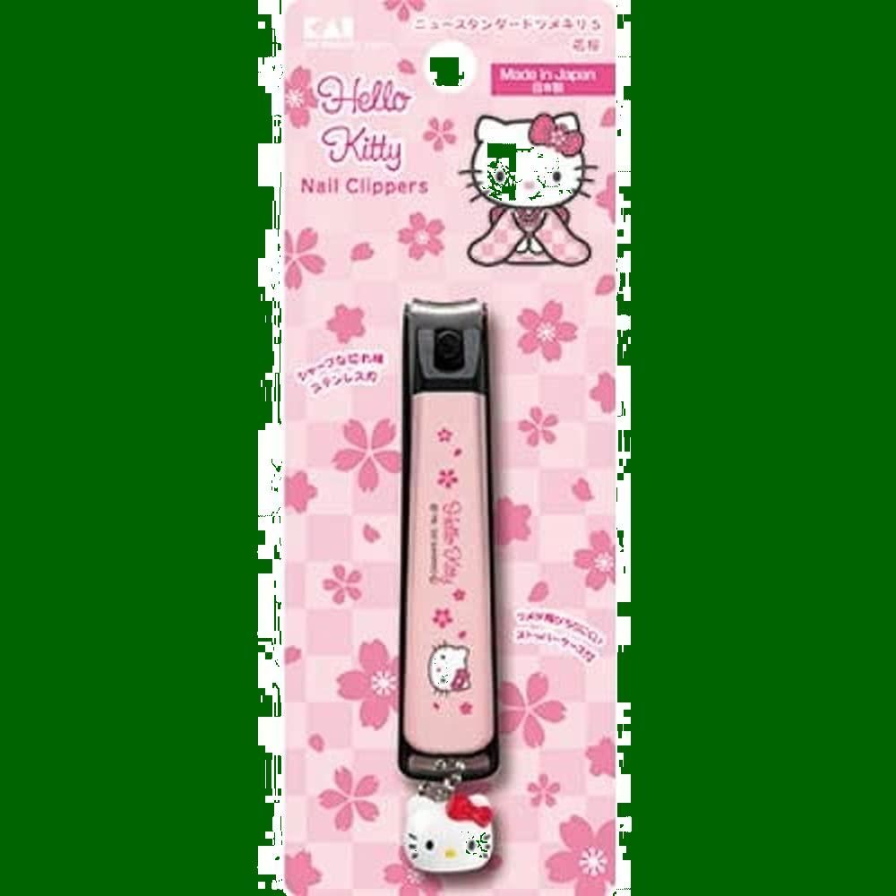 貝印 KAI キティ 和風 ニュースタンダード S 花桜 カーブ刃 爪切り 日本製 KK2536