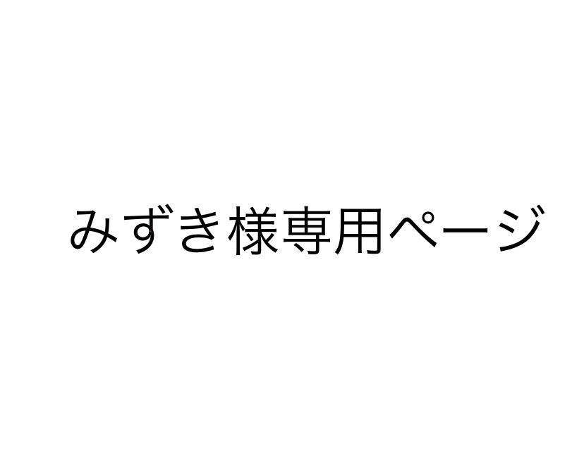 みずき様専用ページ - メルカリShops